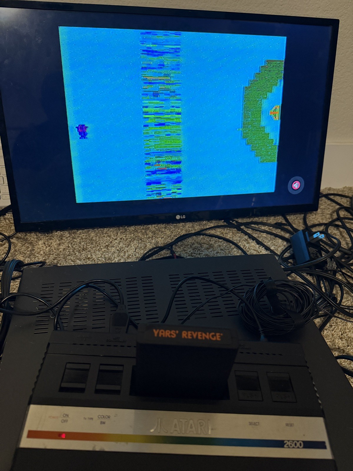 Atari 2600 Junior Console 9 Games 1 Joystick Tested