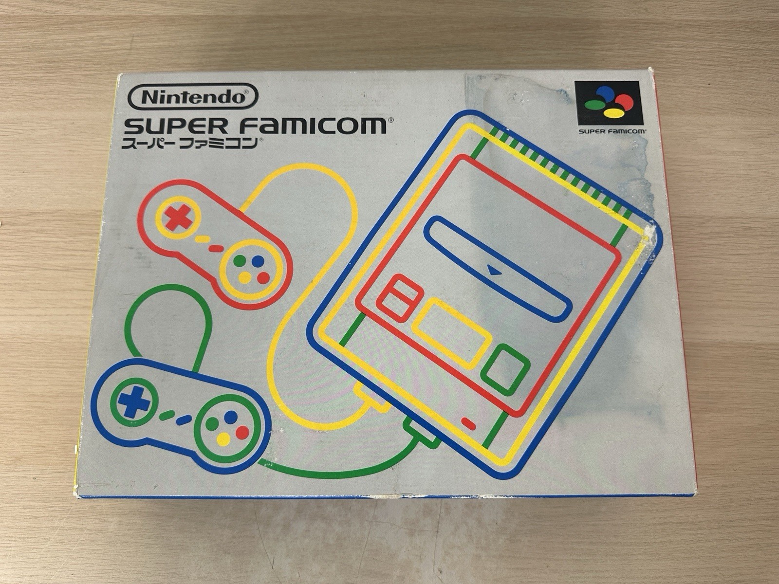 Nintendo Super Famicom Console SFC Japanese SNES in Box w/ Remotes/Cables-Tested