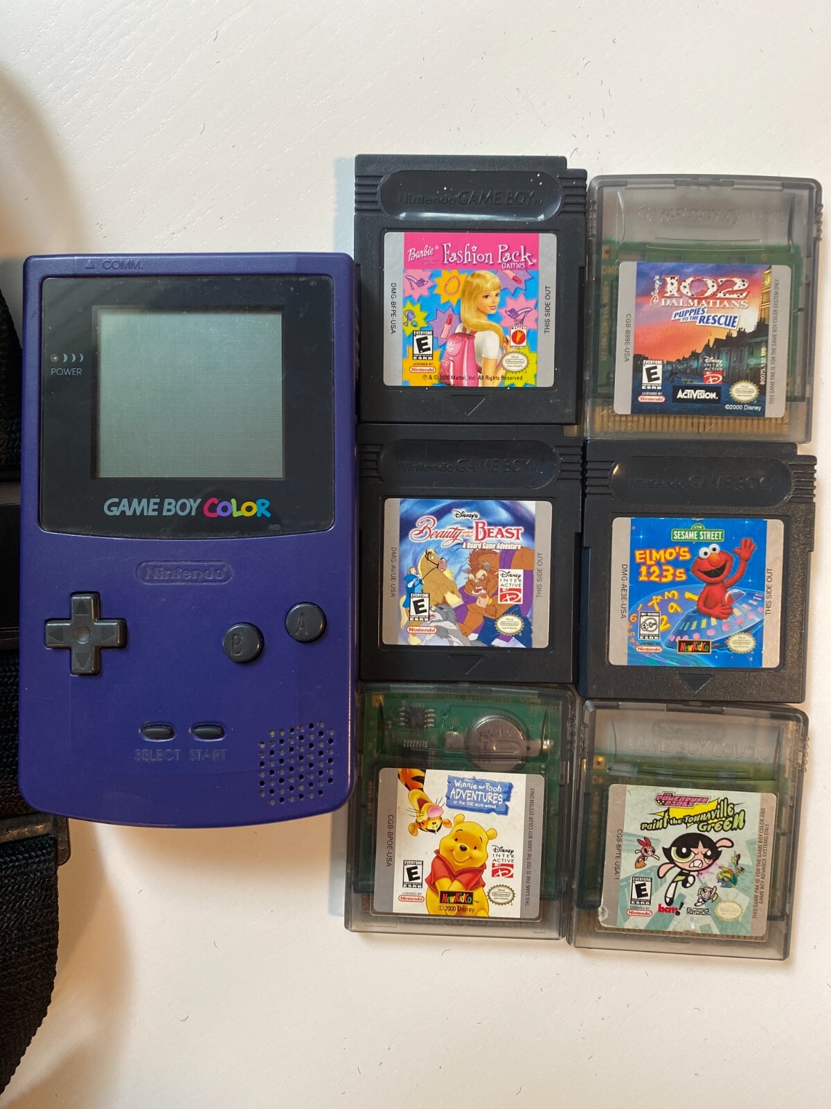 Nintendo Game Boy Box Blue with 6 Games – Retro Gaming Fun! Made in China