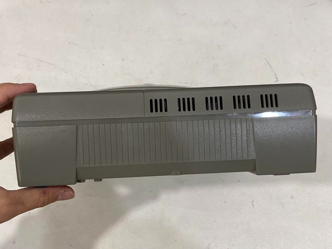 SEGA Saturn Console Gray HST-3210 Cable Tested USED SET JAPAN Ready to play