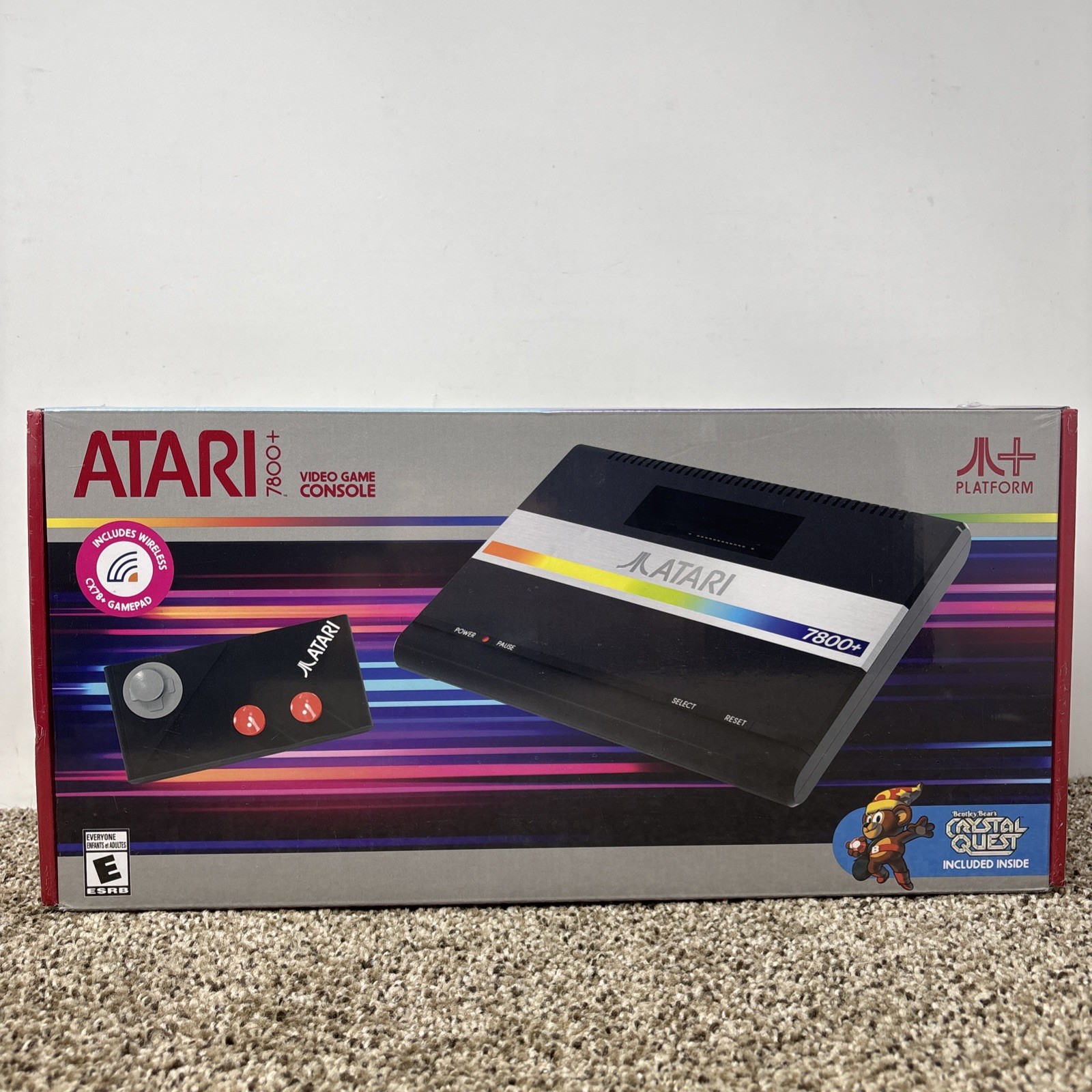 Atari 7800+ Plus Console w/ Wireless Controller & Game NEW
