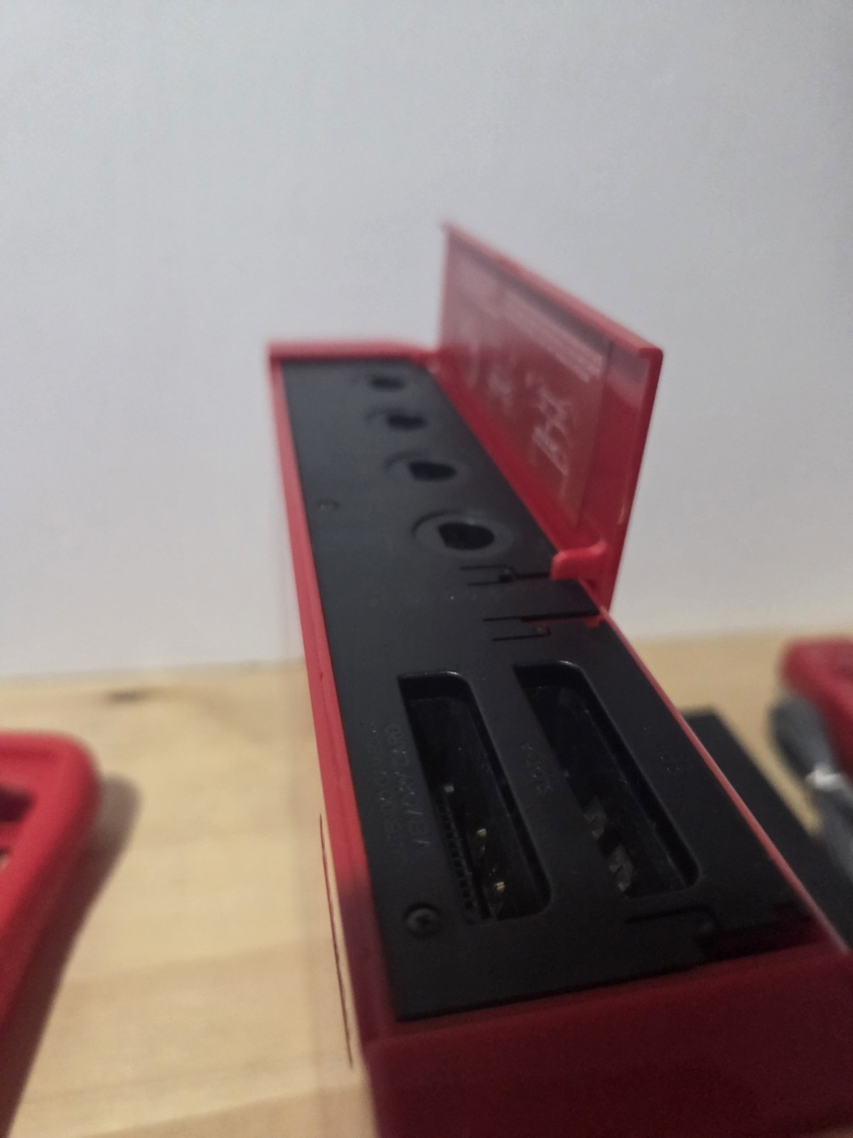Nintendo Wii Red Console Super Mario With All Cables Tested Motion Controller
