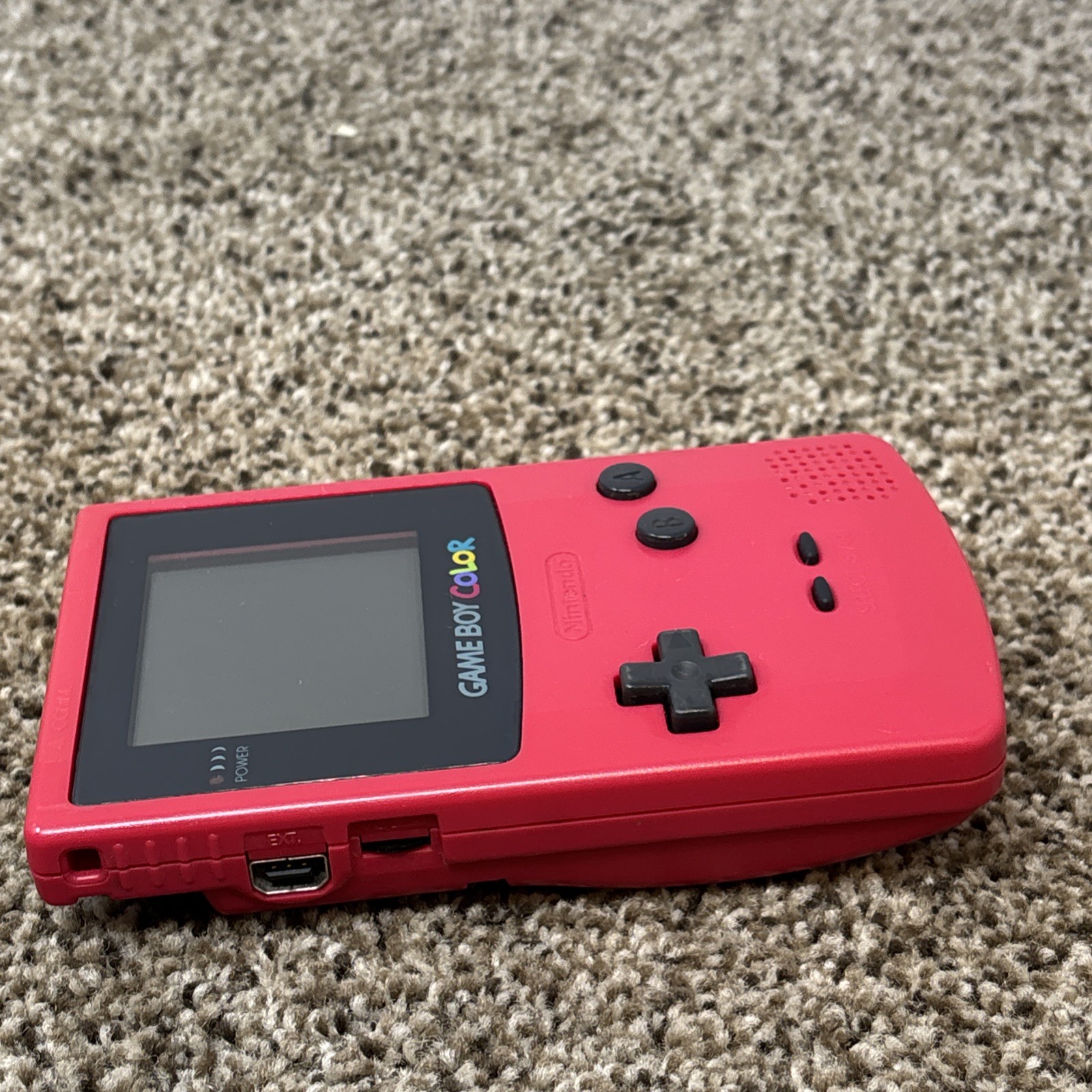 Nintendo Game Boy Color Handheld Game Console Pink Tested