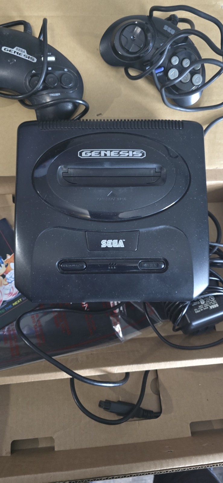 Sega Genesis Core System Complete, Protector, Extra Controller