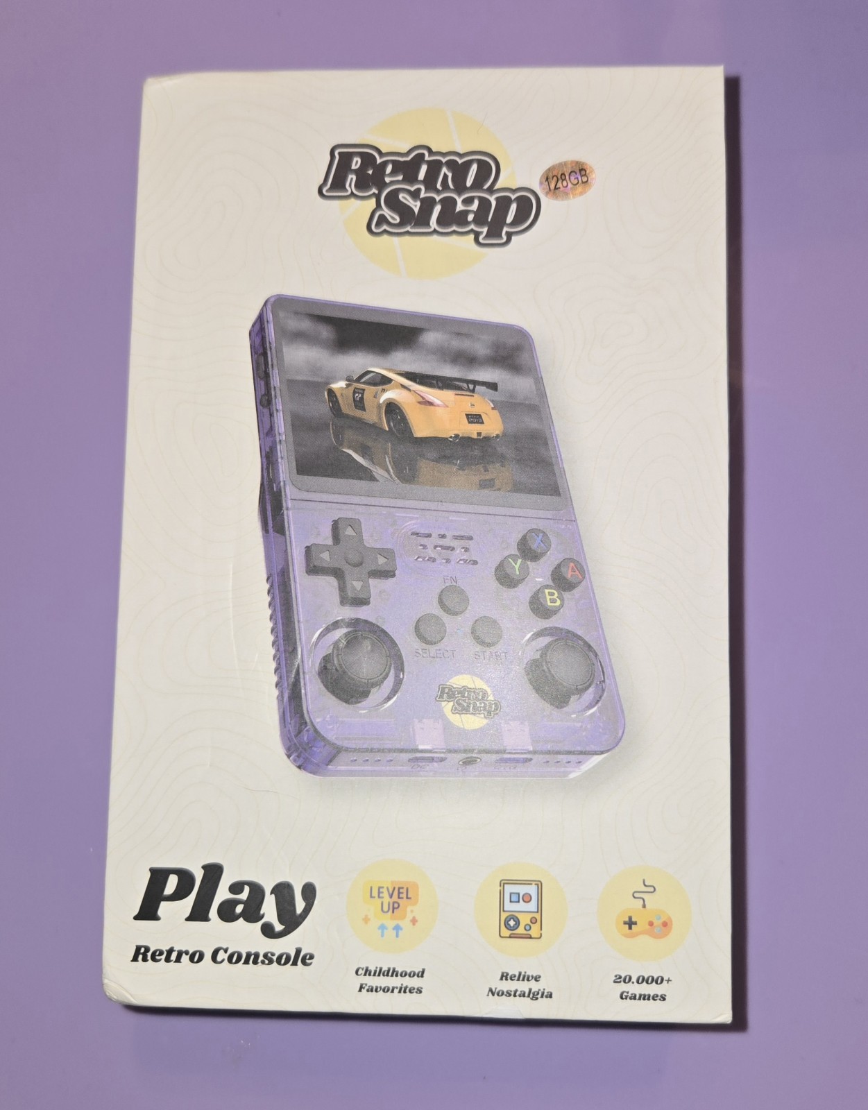 🕹NEW 128GB Handheld Video Game Unit – 22,000+ RETRO GAMES RetroSnap W/ Case🎮