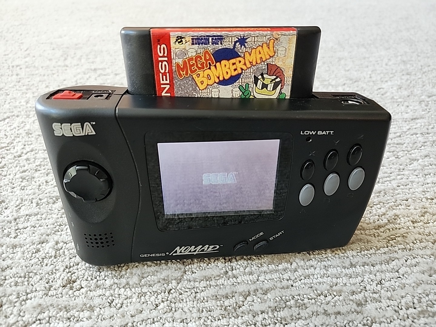 Sega Nomad console MK-6100 with Car Adapter Tested & Working READ DESCRIPTION!