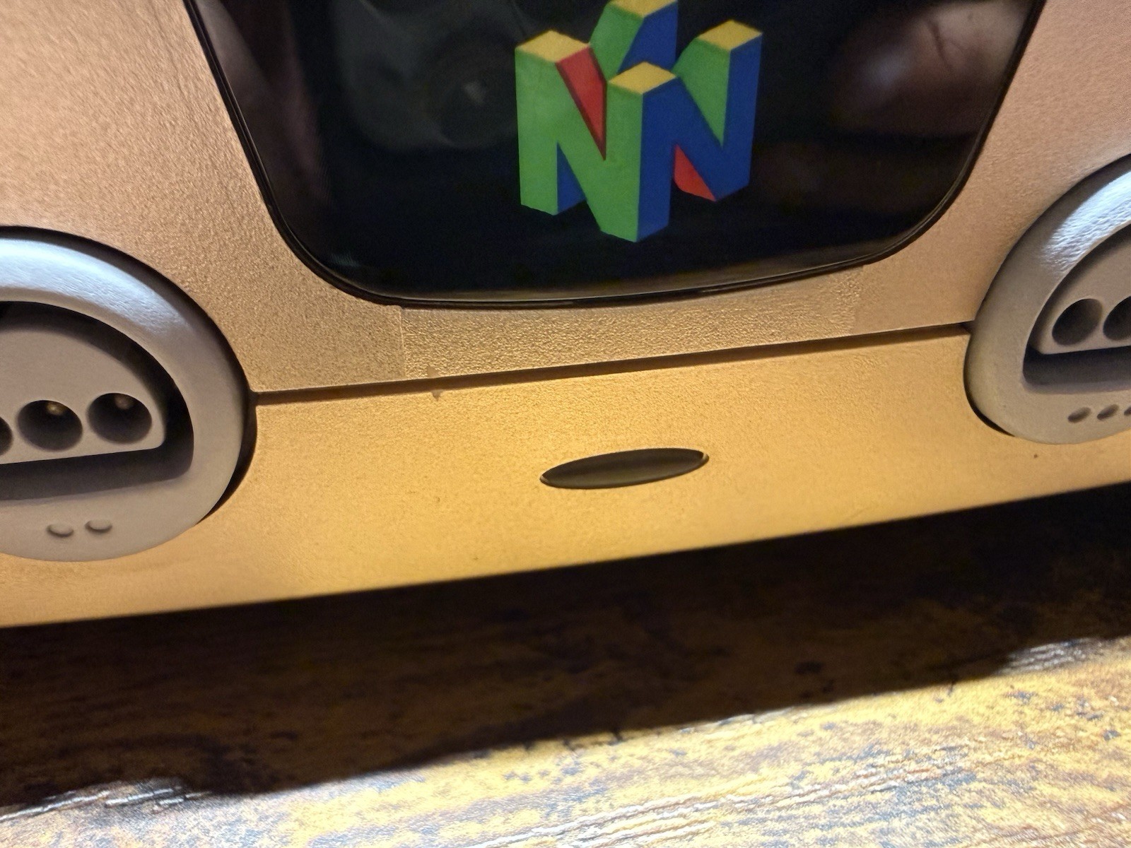 Gold Nintendo 64 Bundle W/ Transfer Pak & Rumble Pak TESTED & WORKING