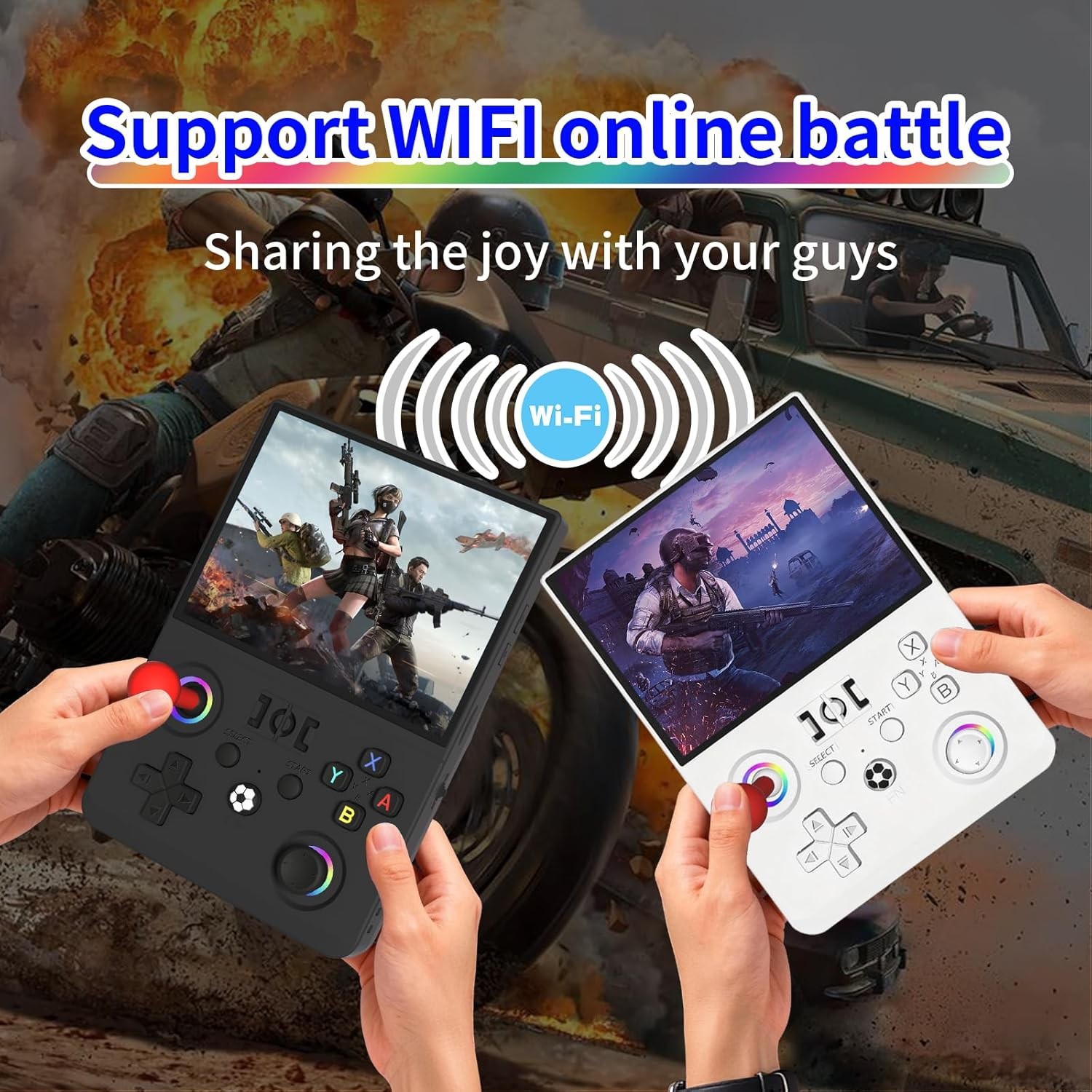 R36MAX II Retro Handheld Console 22000 Games 4.5in IPS