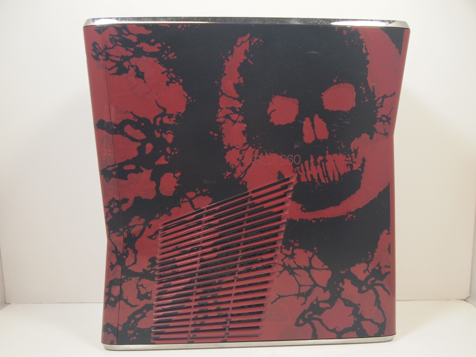 Gears of War 3 Limited Edition Xbox 360 Slim Console Only For Parts Or Repair