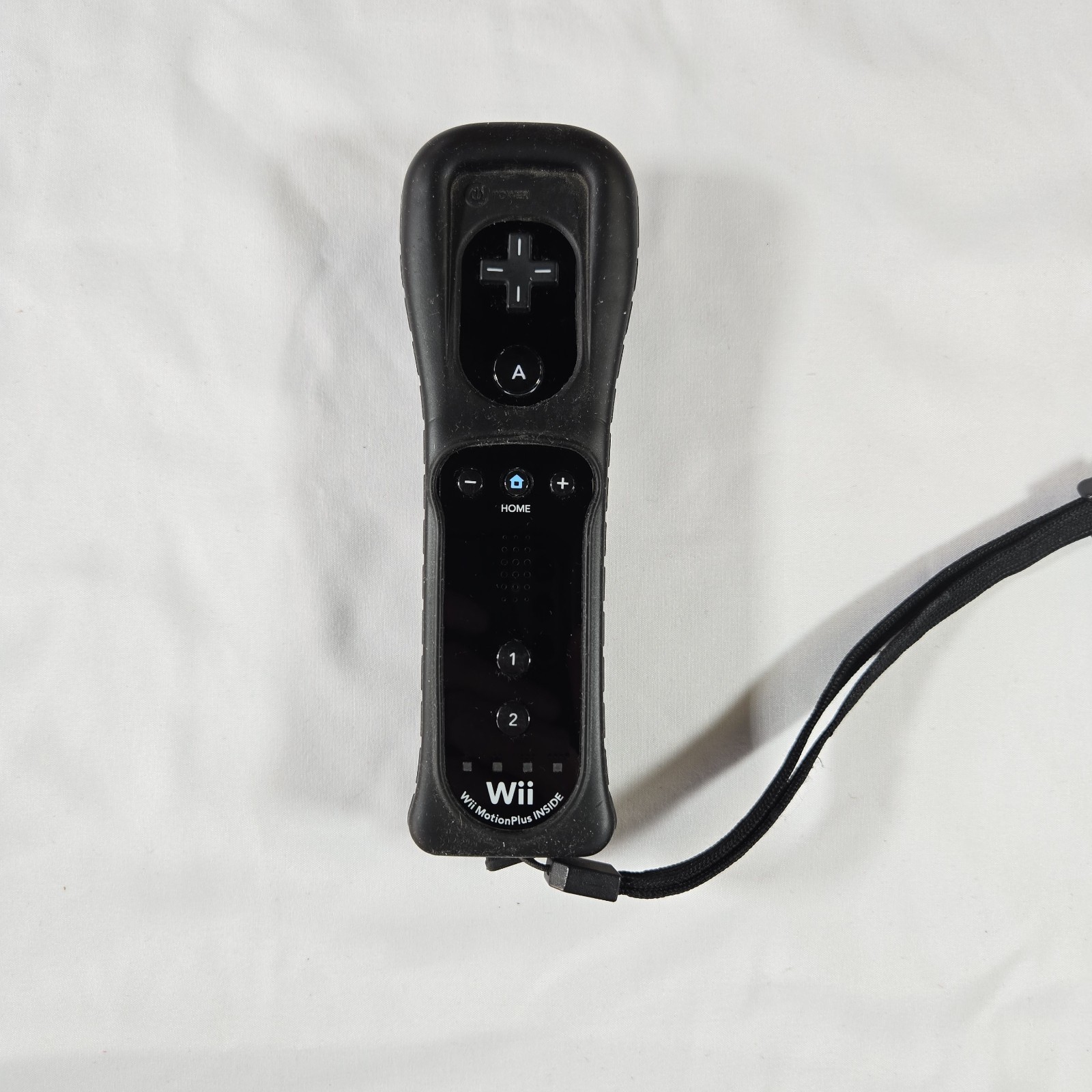 Nintendo Wii Black Console RVL-001 w/ 1 Game + Cords Sensor Bar Tested
