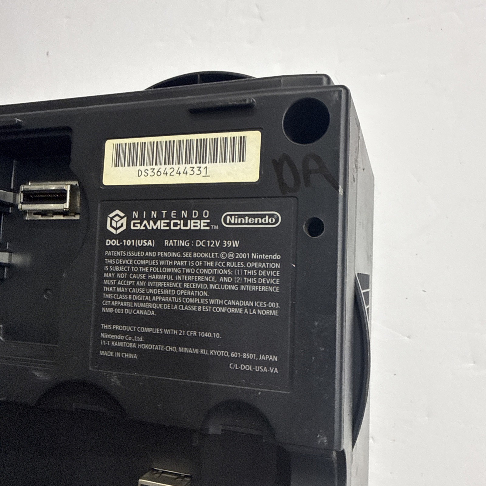 Defective – Nintendo GameCube Black Console – Doesn’t Read Disc #8