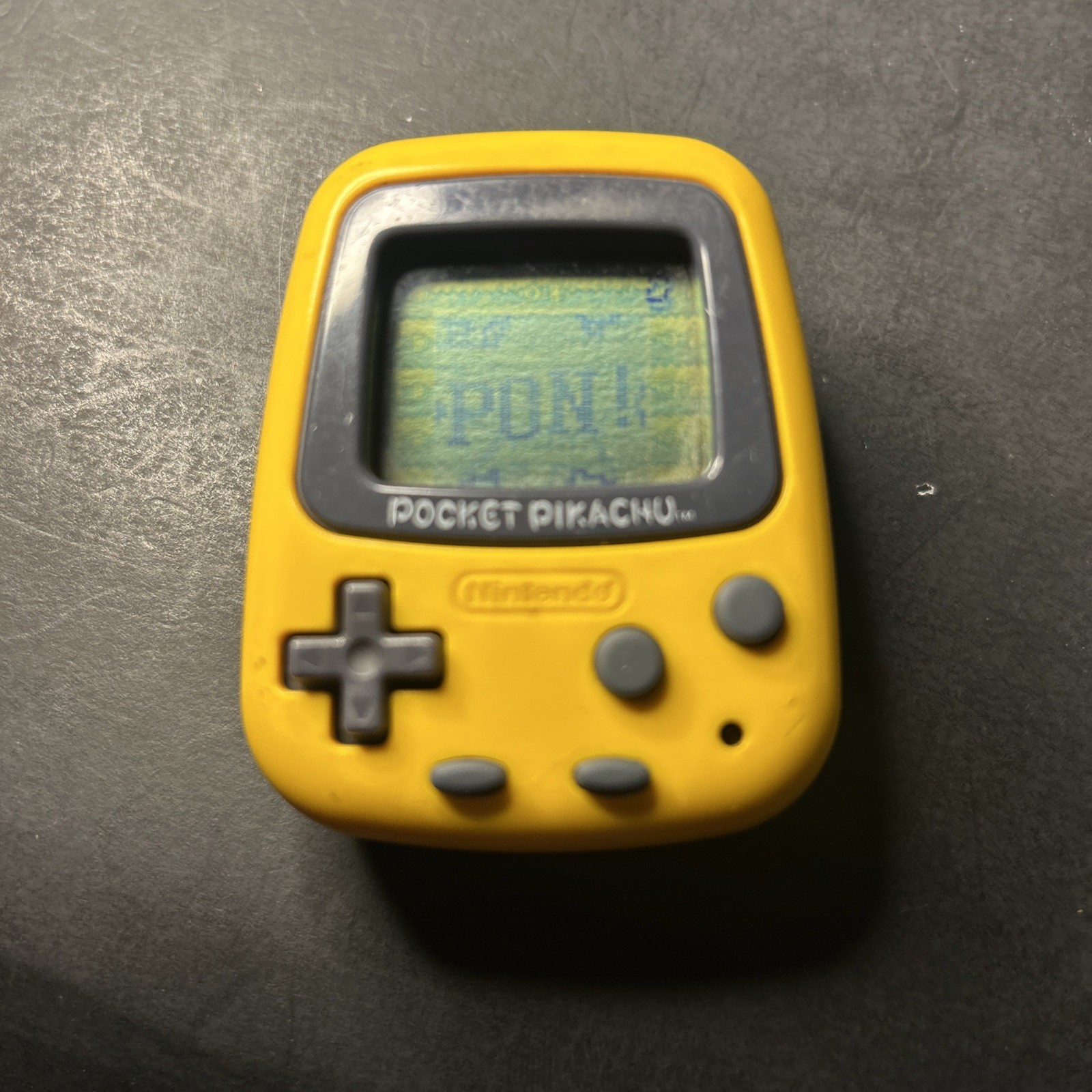 NINTENDO Pocket Pokémon Pikachu SOUND WORKS *Good Screen* Yellow Color