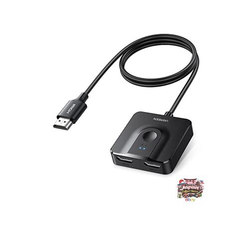 NEW UGREEN HDMI Switch/Selector 2 Inputs/1 Output Bidirectional 4K 60Hz HDCP
