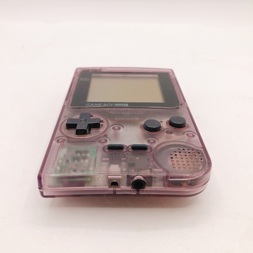 Nintendo Game Boy Pocket Console Clear Purple 5 Bundle Games Gameboy Tested