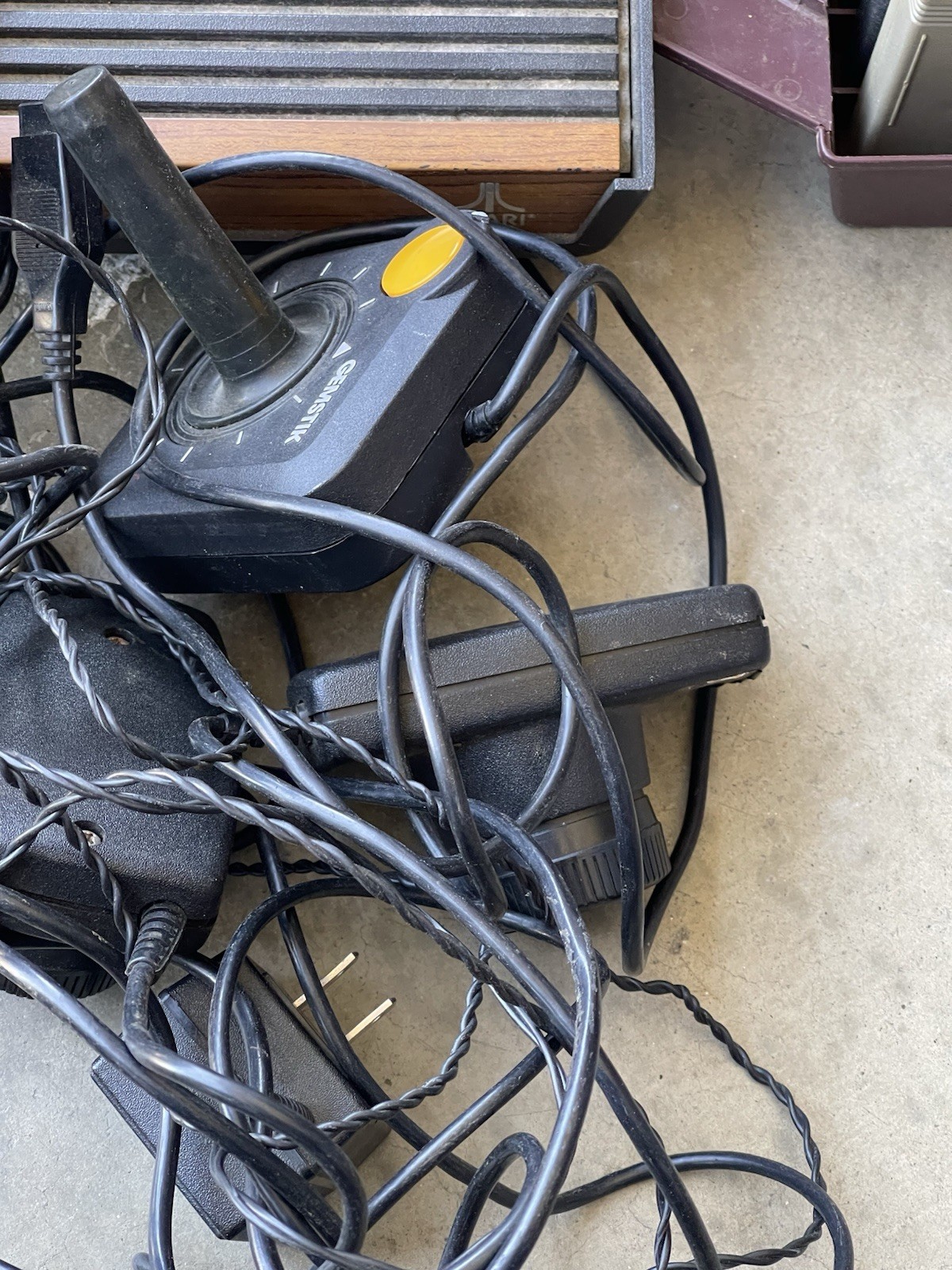 Atari 2600 Console With Games And Controllers