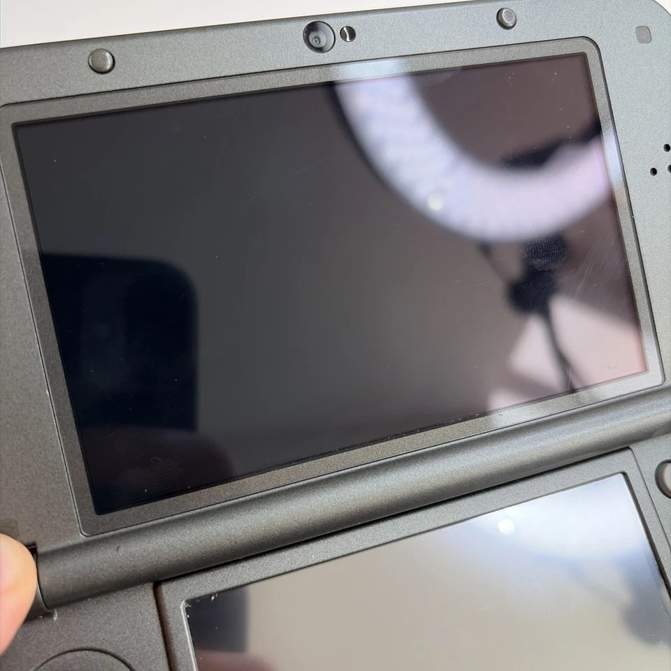 New Nintendo 3DS XL Gray Black Console W Charger Stylus US Version Top IPS