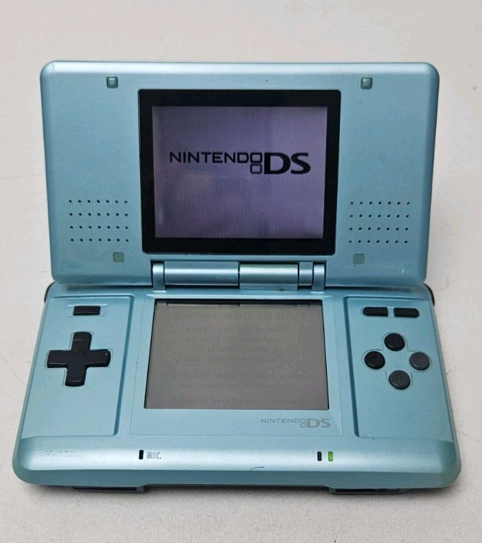 Nintendo DS Original «Fat» Turqoise Blue Works READ DESCRIPTION