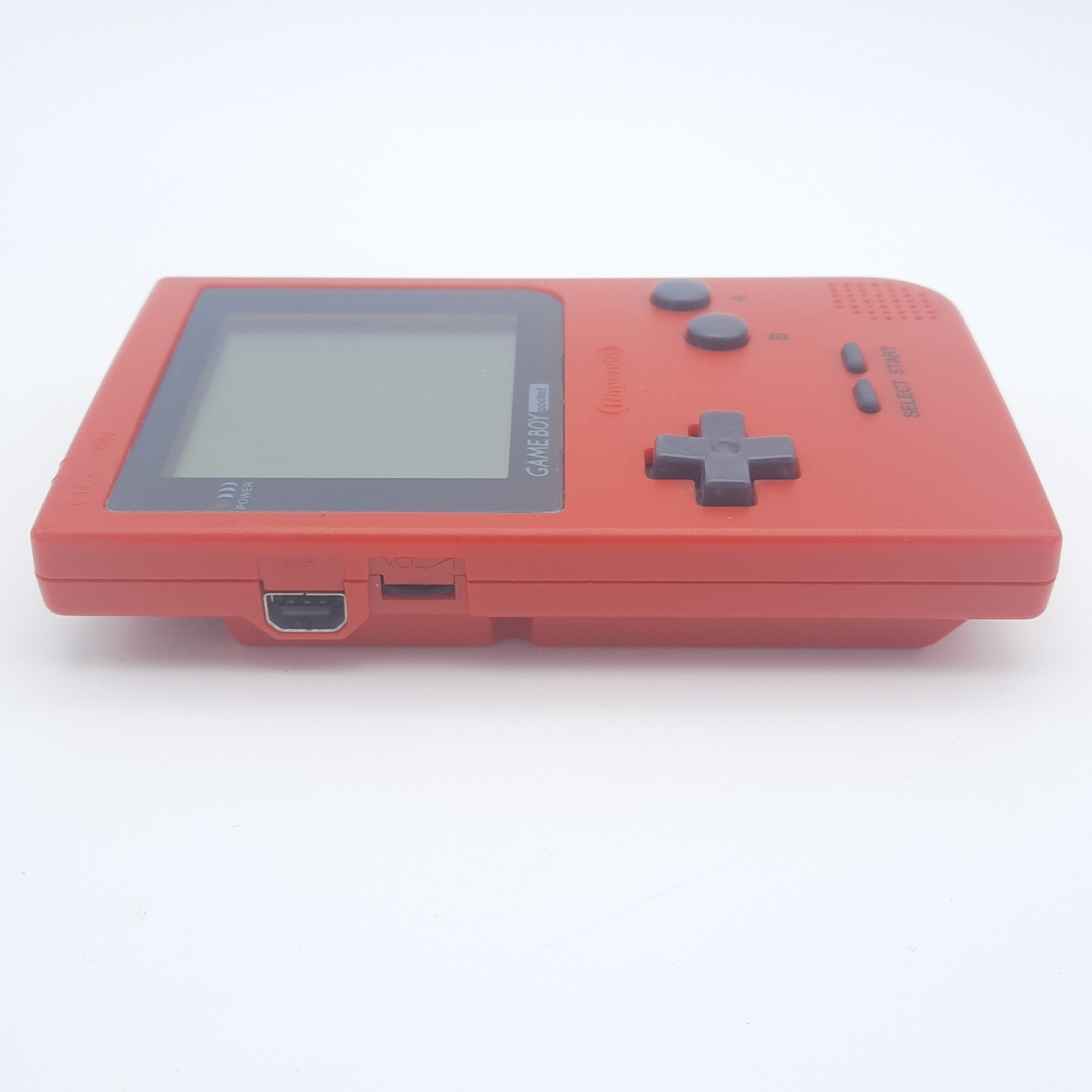 Nintendo Game Boy Pocket Red Handheld Console System MGB-001 – No Battery Cover