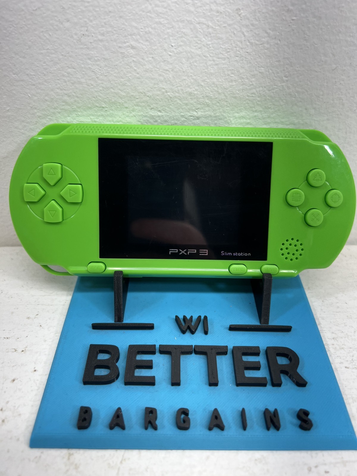 PXP3 Slim Station Handheld Console 2 cartridge games *Tested*