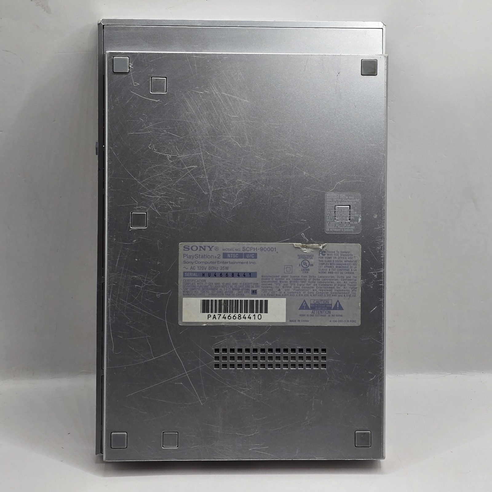 Sony PlayStation 2 Slim PS2 CONSOLE ONLY Silver