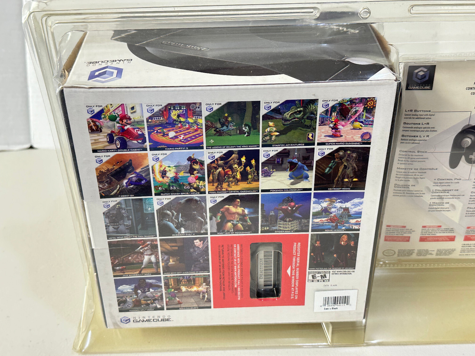 New! Nintendo GameCube Jet Black Extra Controller Memory.. Bundle -Blister Pack-