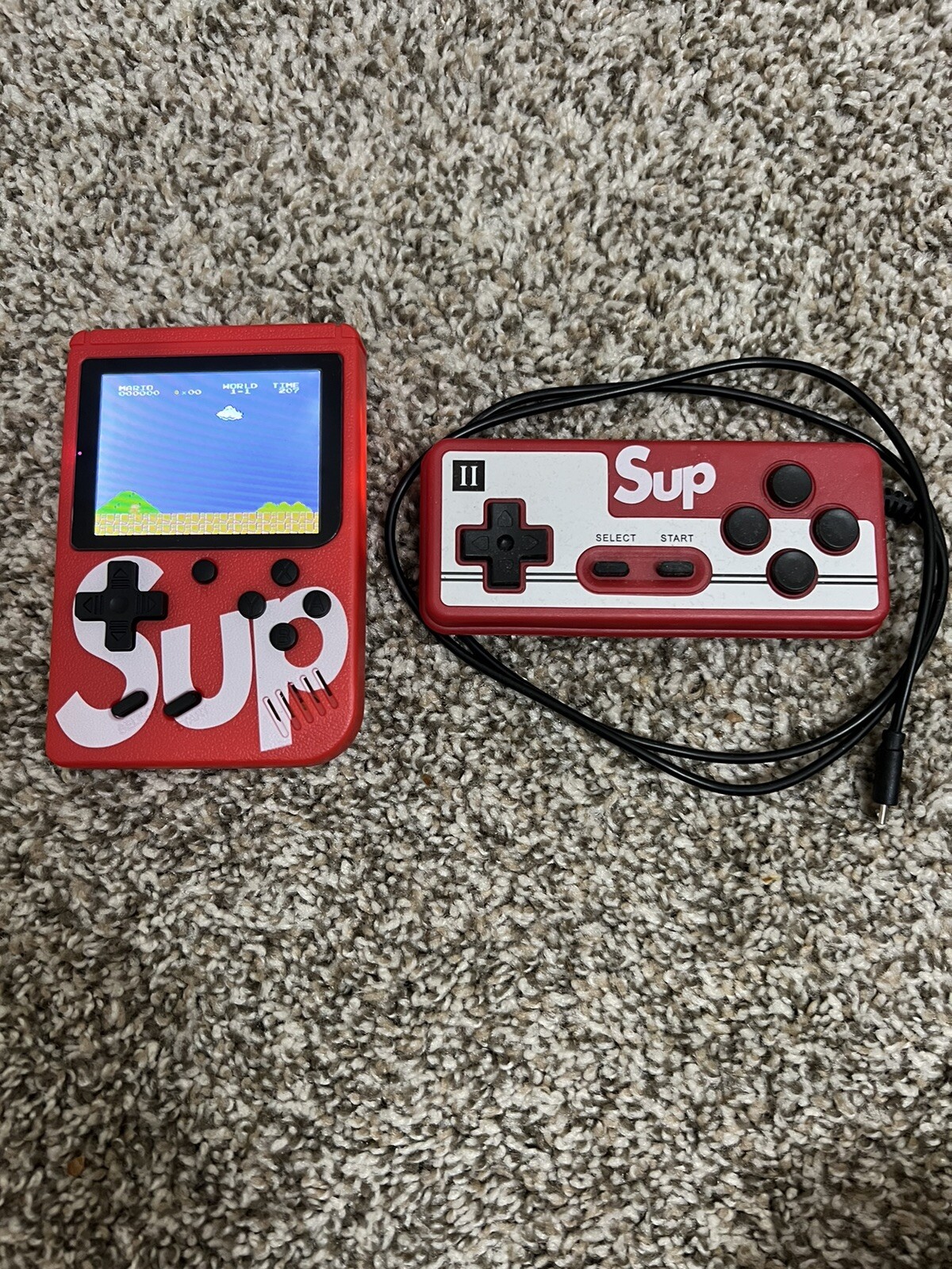 Unbranded Nintendo Game boy HandHeld Super Mario, Turtle, Contra. Color Screen