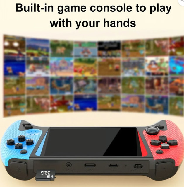 Q21 Retro Handheld Game Console 500 Built-In Games 3.5″ Screen Portable NEW