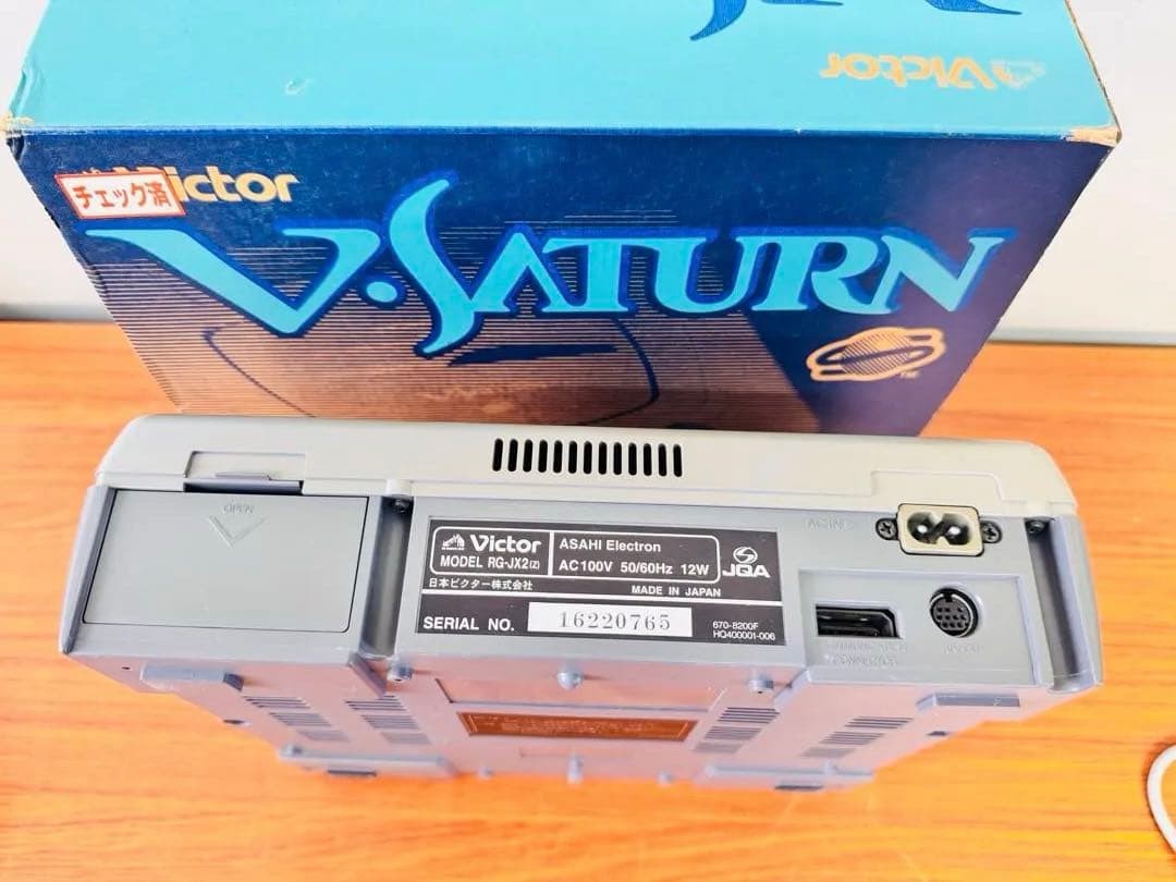 VICTOR V SATURN Console RG-JX2 Tested System «NTSC-J» Game Tested Good