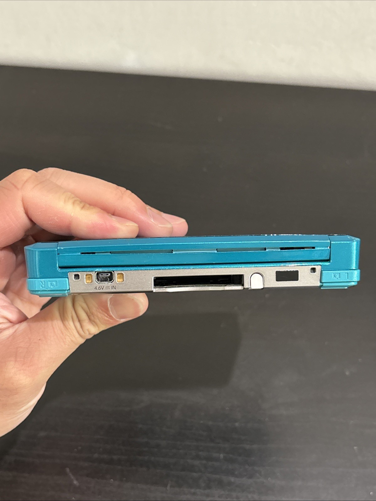 Aqua Blue Nintendo 3DS Console Good Used Condition Tested With Charger & Base