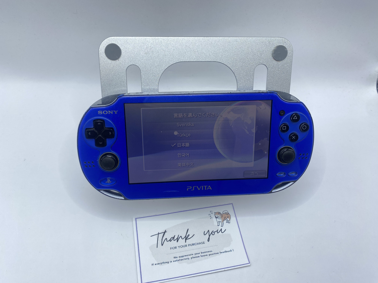 Scratches PS Vita Sapphire Blue PCH 1000 ZA04 Console only