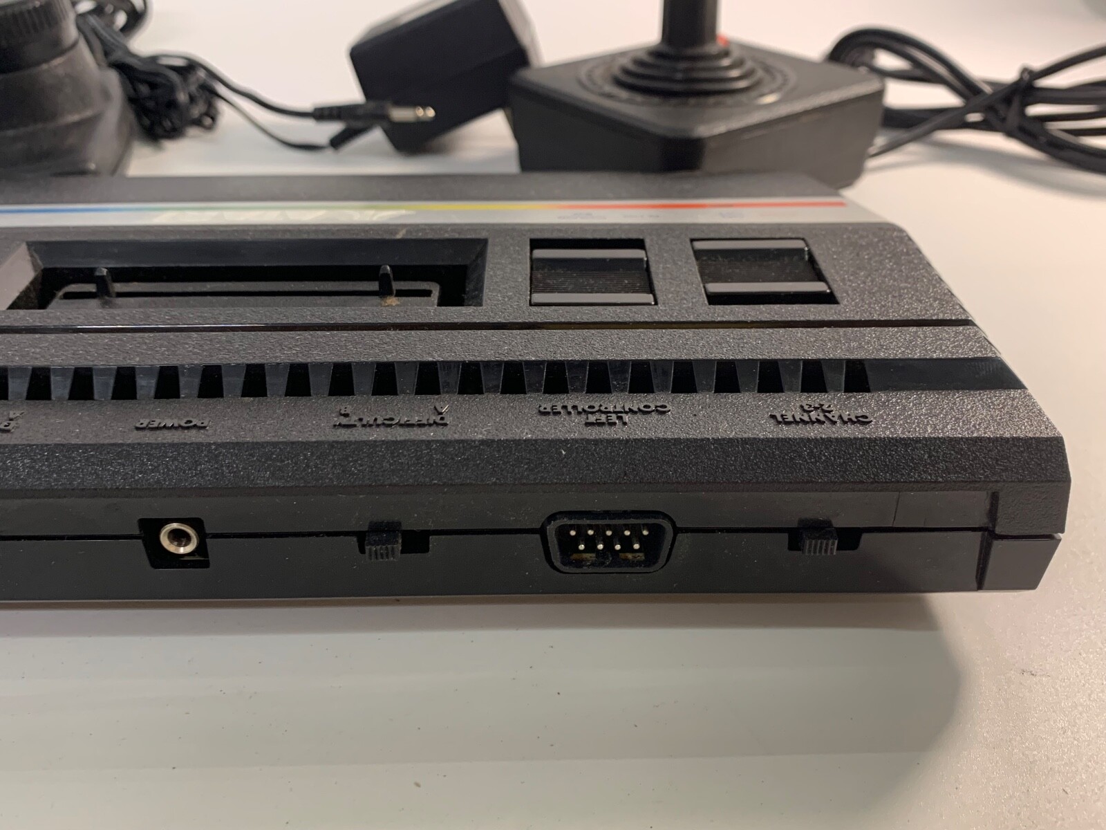 Atari 2600 Junior Jr Rainbow Video Game Console System w/ Controller (READ DESC)