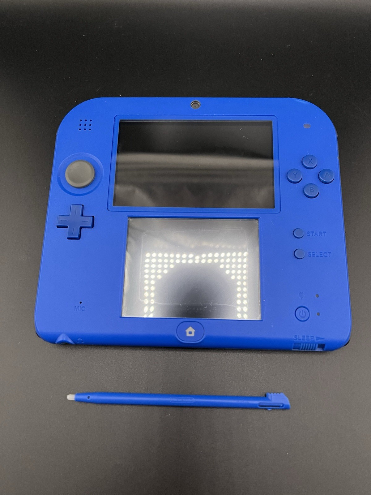 Nintendo 2DS Handheld Game Console Model FTR-001 Black/Blue – Tested & Works