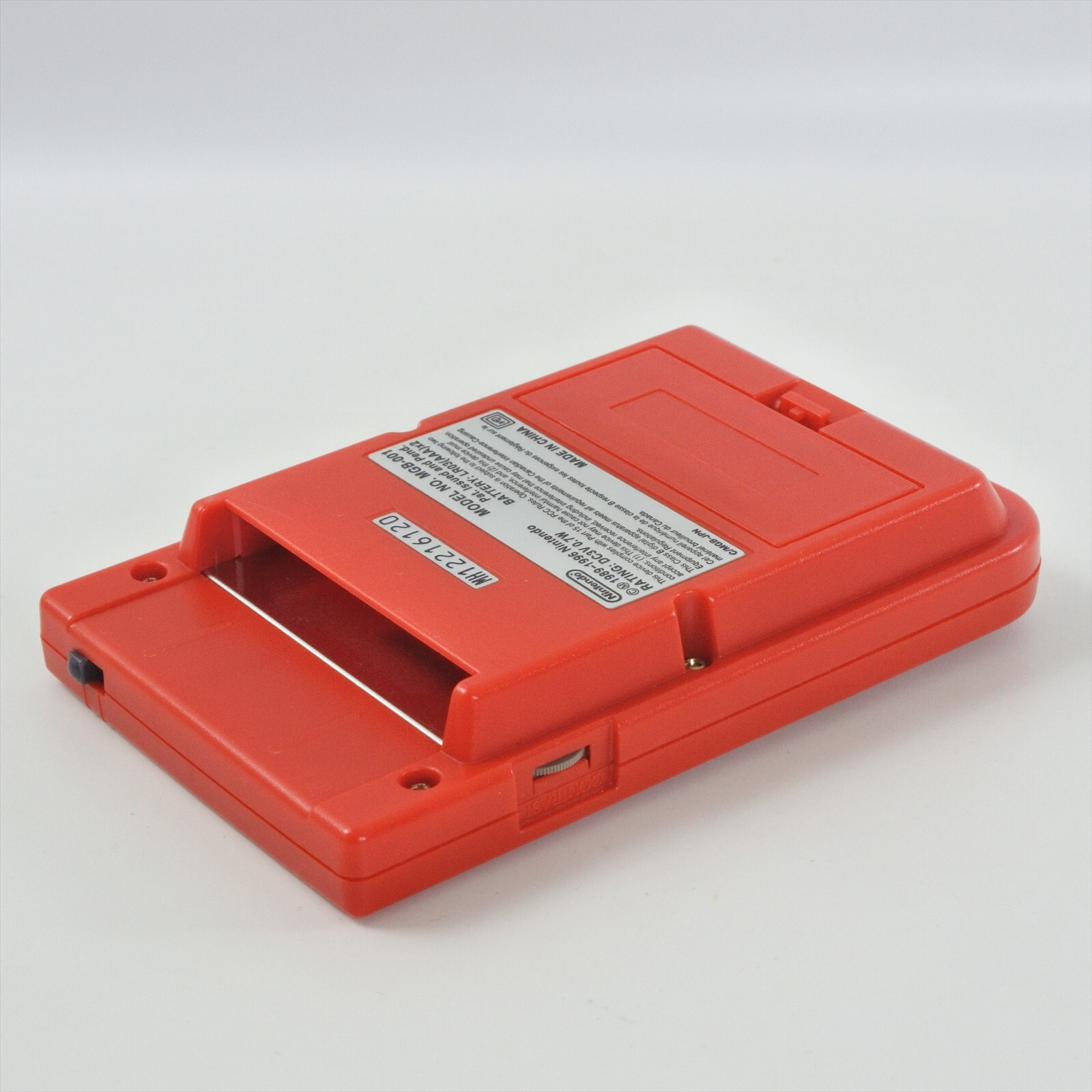 Gameboy Pocket RED Console MGB-001 Boxed Nintendo made in CHINA 6120 gb
