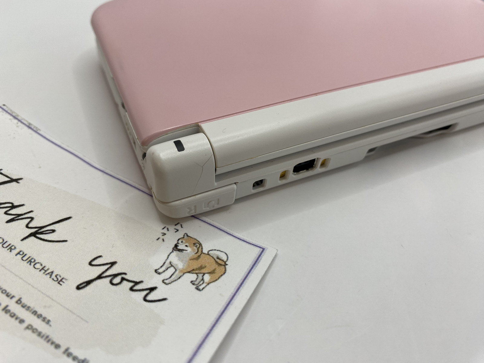 Scratched Nintendo 3DS XL LL Pink White SPR-001 Console Japanese ver 1day ship