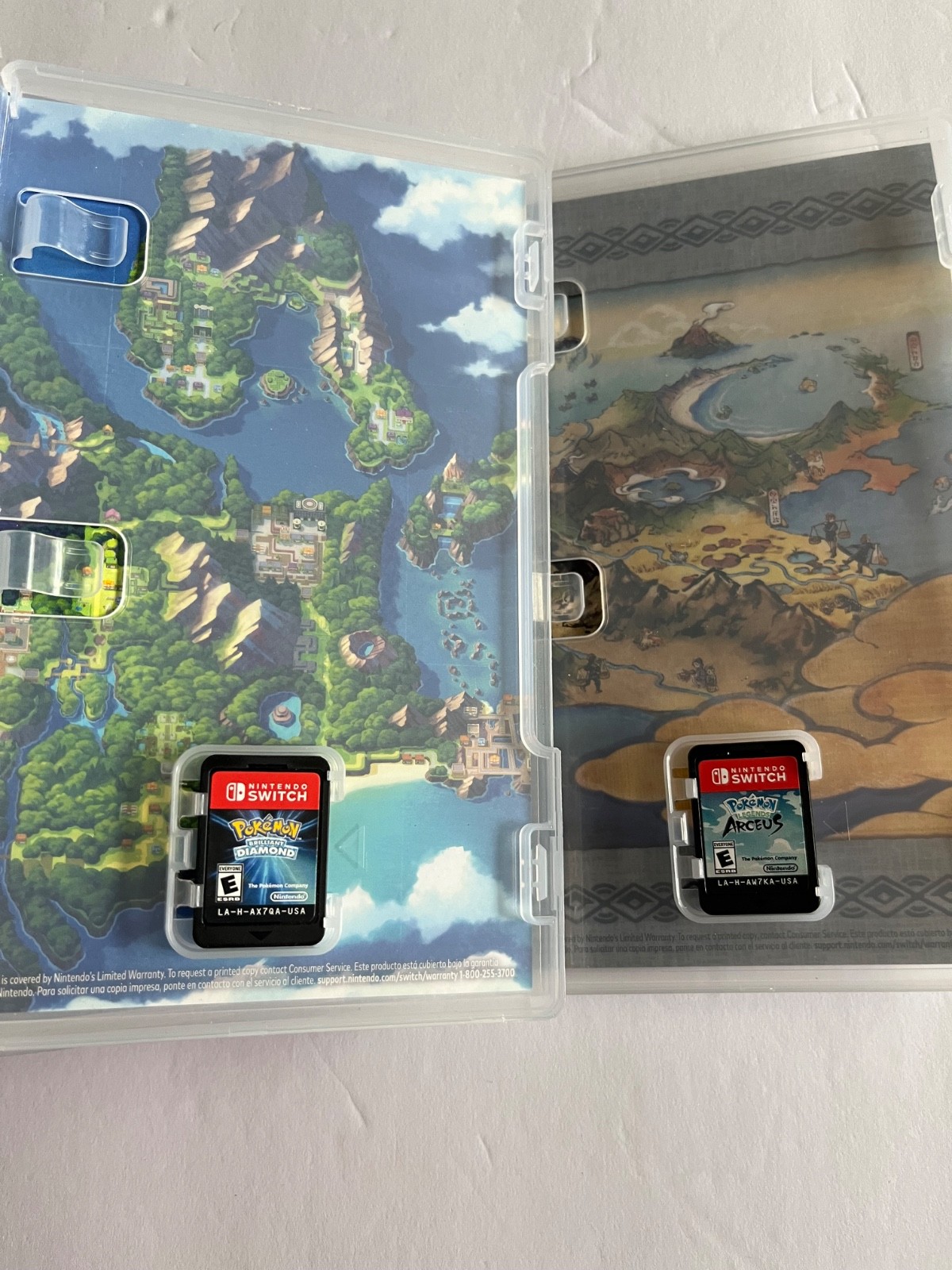 Nintendo Switch OLED White Bundle 128GB Pokémon Arceus & Brilliant Diamond Works