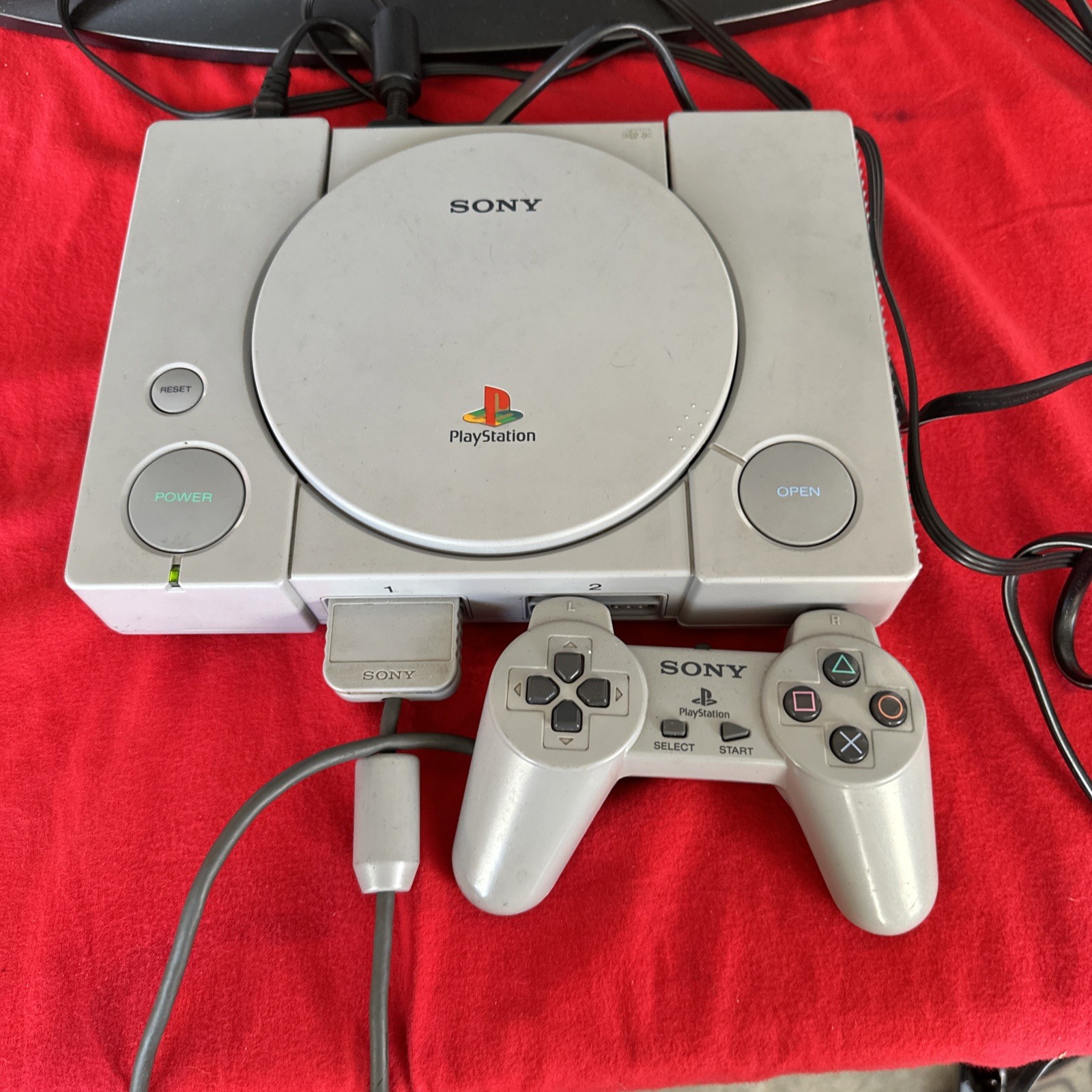 Sony PlayStation 1 System Console PS1 Tested! game not included