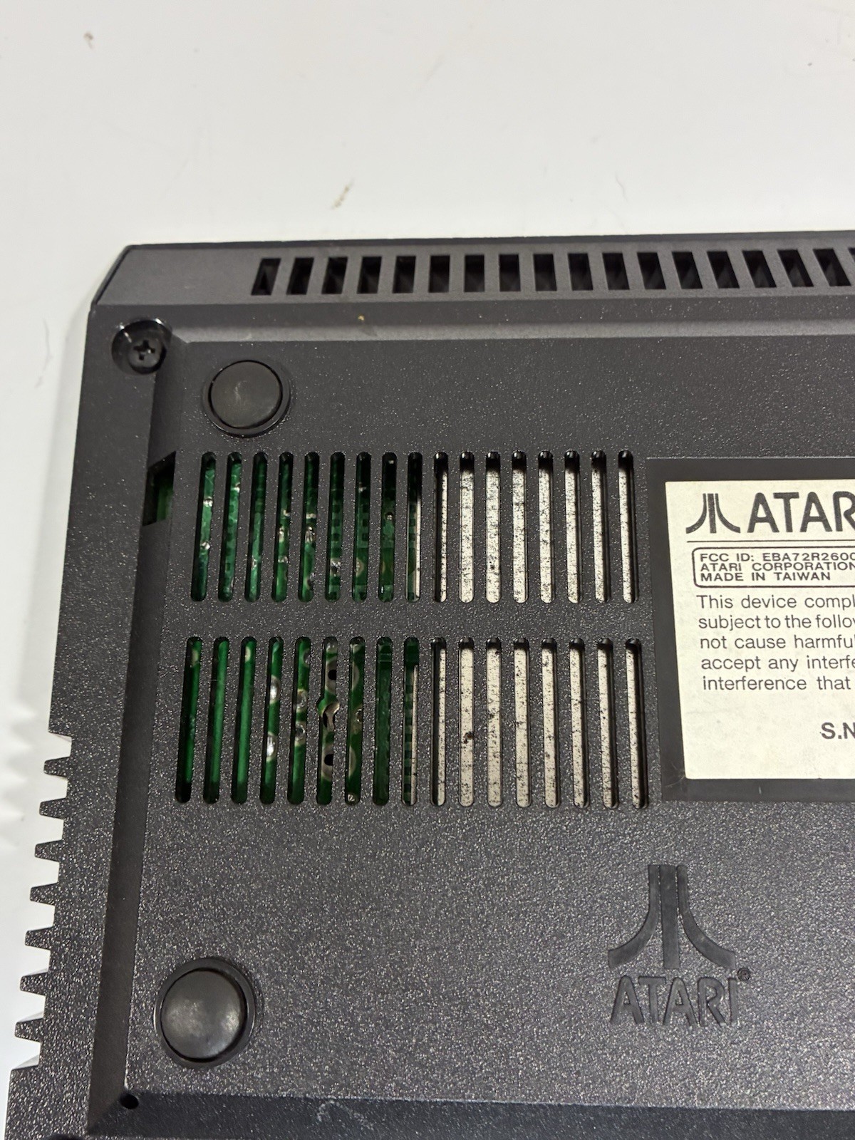 Authentic ATARI 2600 Junior Rainbow Console W Power Cord Great Cond Untested