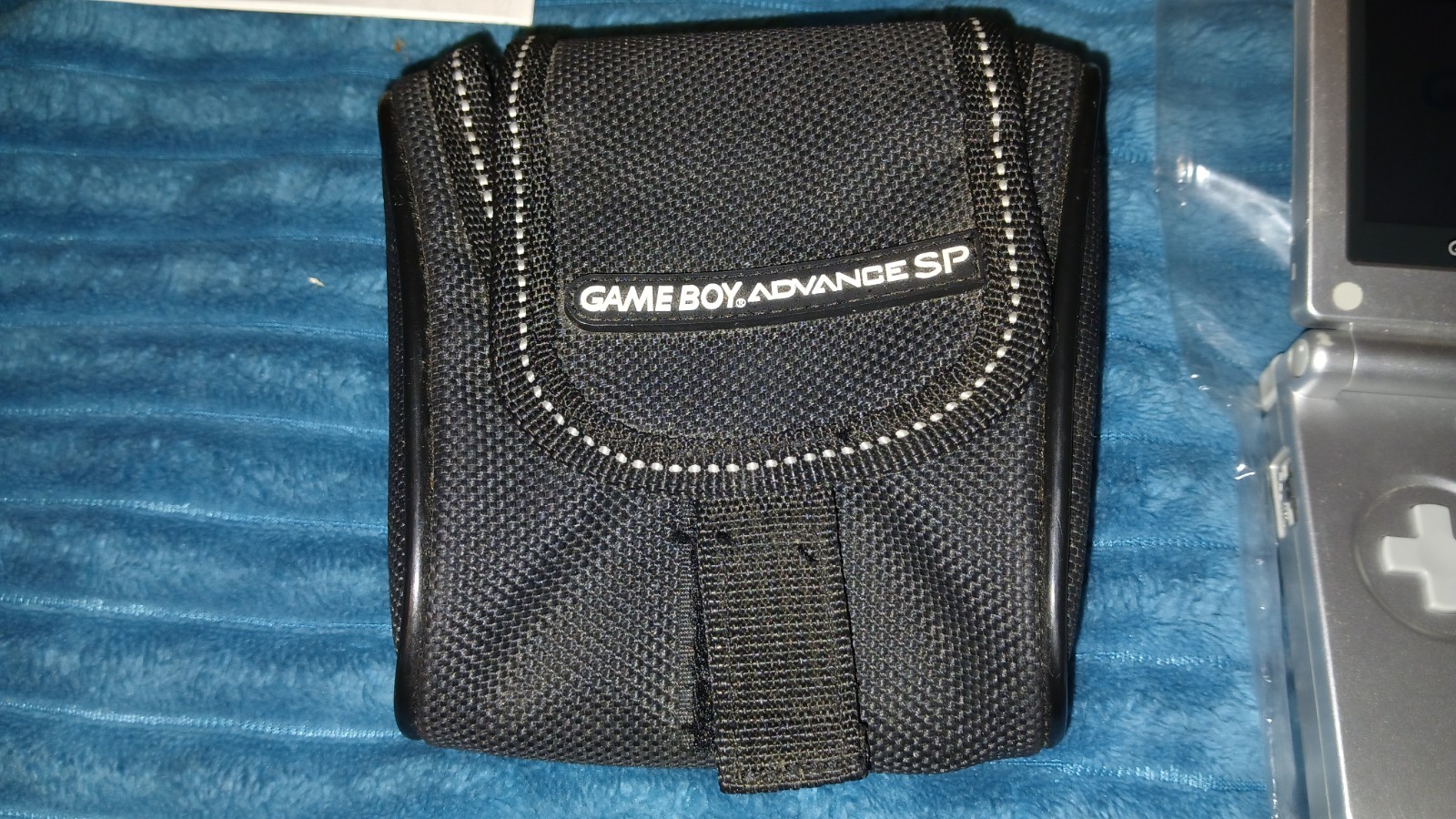 Nintendo Game Boy Advance GBA SP Platinum Near Complete In Box AGS-001 Works