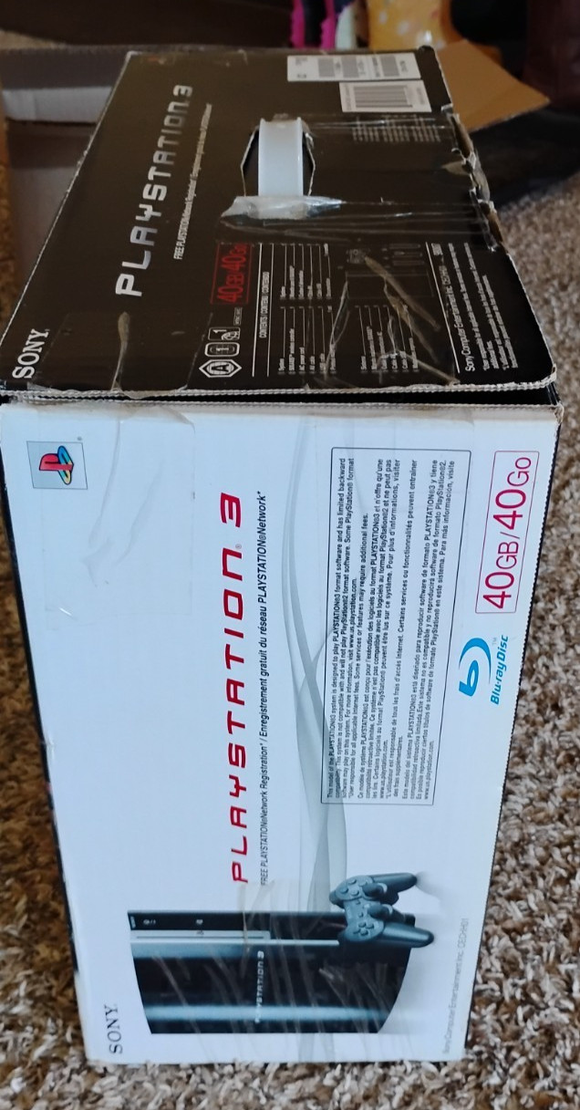 Sony PlayStation 3 Launch 40GB TESTED WORKING PS3 CECHH01 w controller and BOX