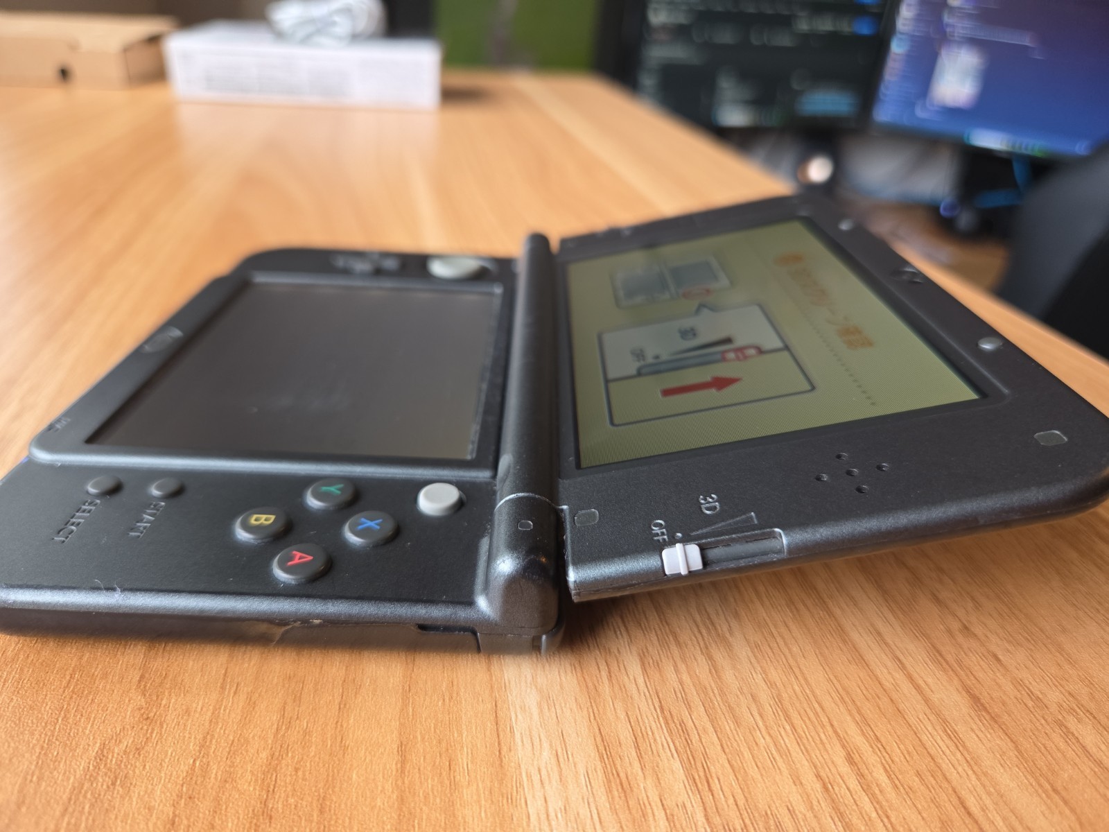 New Nintendo 3DS XL LL Metallic Black Console Japan Region