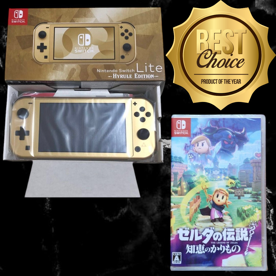 Nintendo Switch Lite Legend of Zelda Hyrule Limited Edition Console Gold select