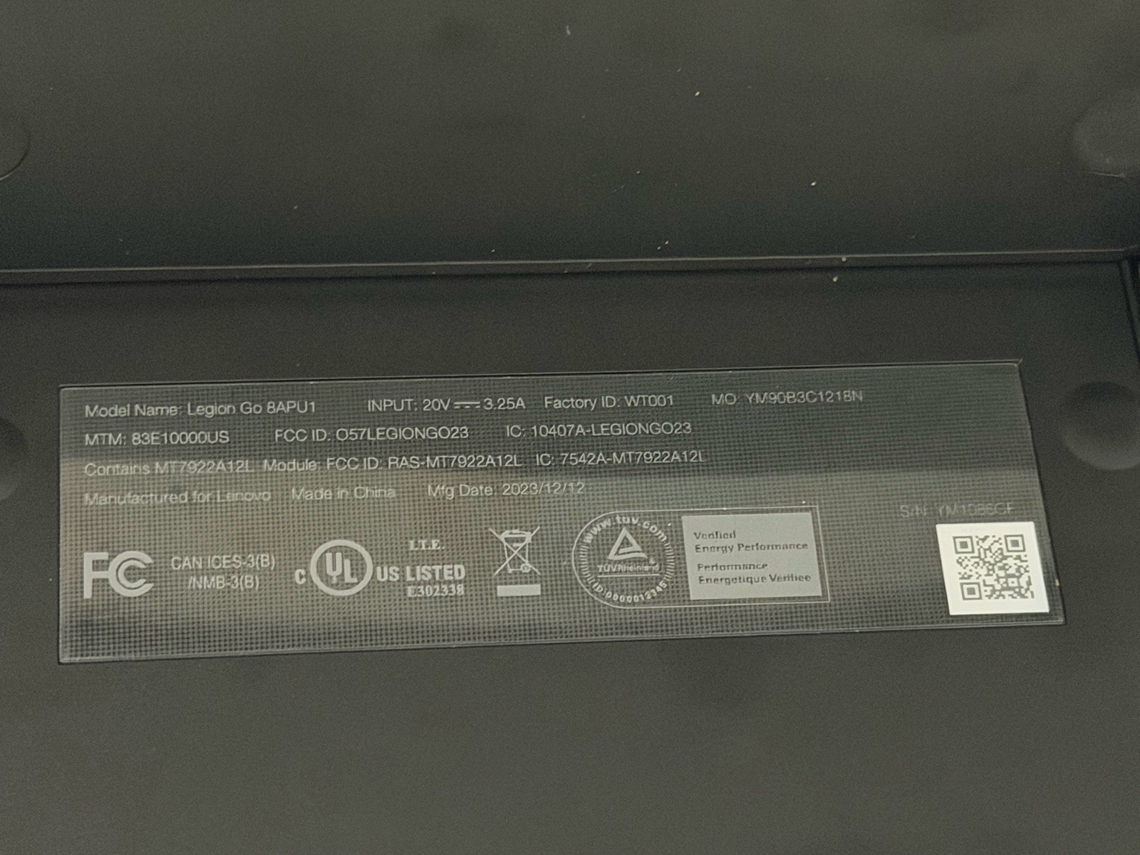Lenovo Legion Go 8.8″ 144Hz Handheld Touch Gaming PC AMD Z1 Extreme 16GB 512GB