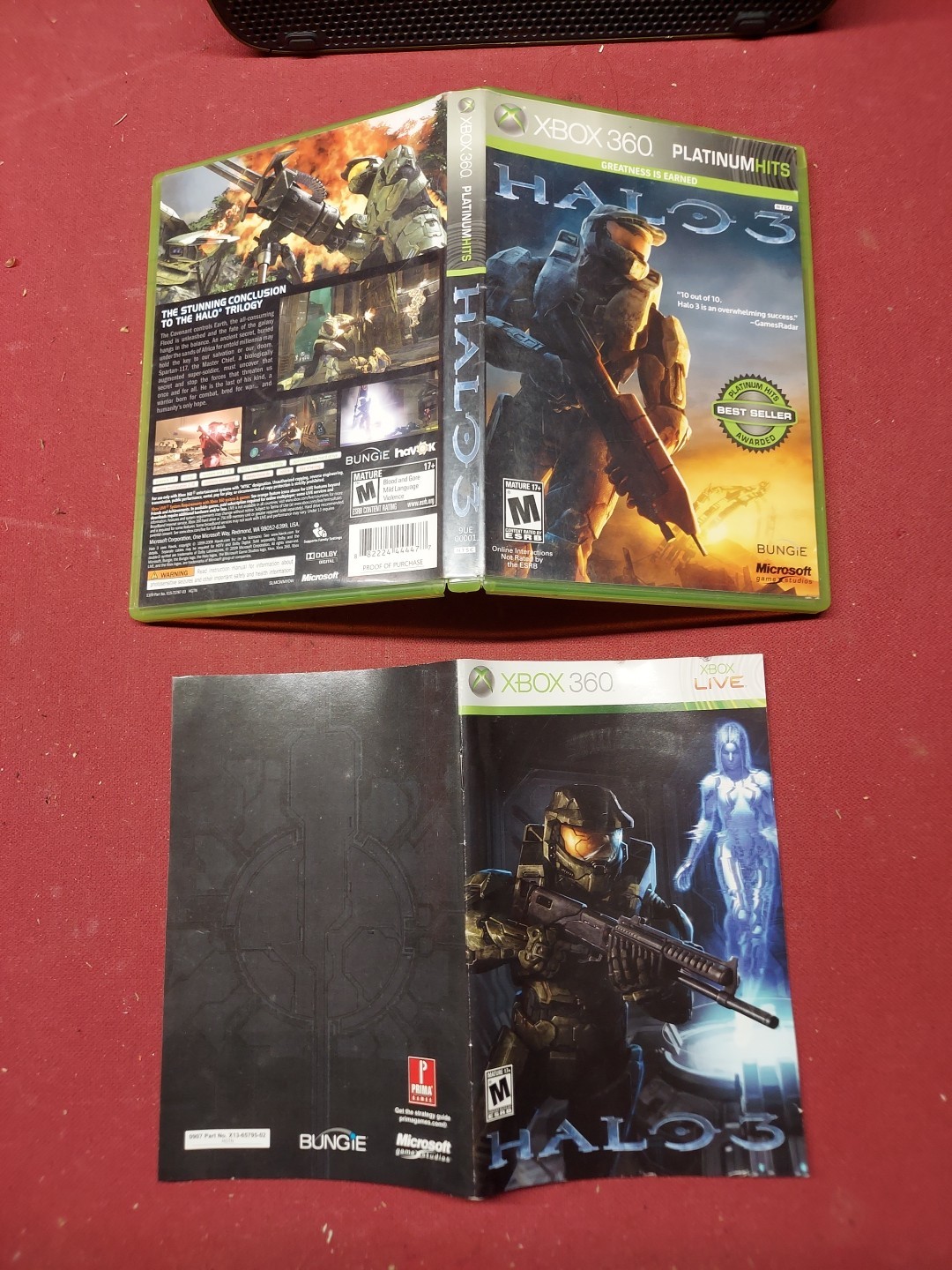 Xbox 360 Halo 3 Console & Game Camouflage Controller Zephyr 16.5 Tested Working