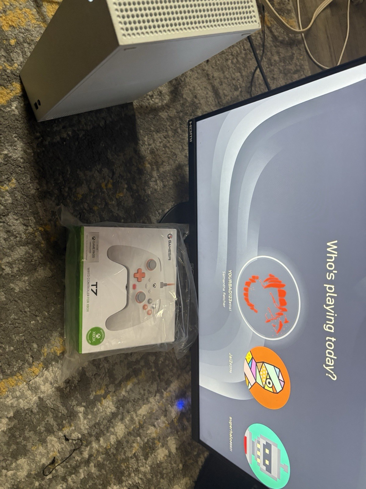 Xbox Series S 1440p Monitor Game sir T7 Non Stick Drift Controller+ Gamepass🔥
