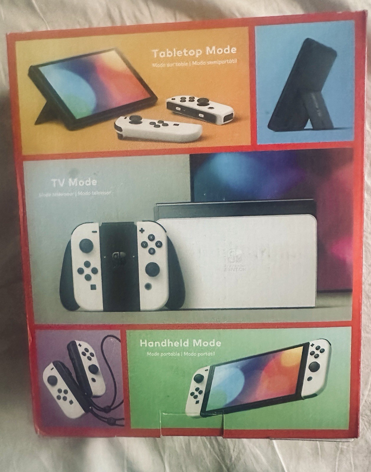 Nintendo Switch OLED Model HEG-001 Handheld Console – 64GB – White