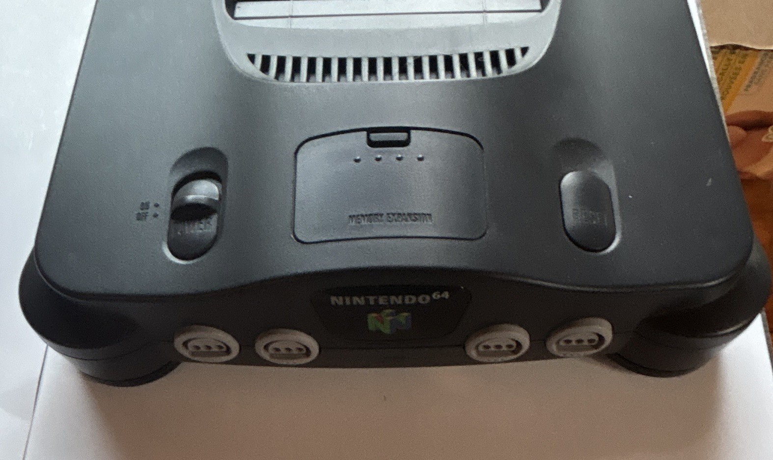 *TESTED* Nintendo 64 N64 Gray Console w/OEM Cables, Controller, & NFL QB Club 99