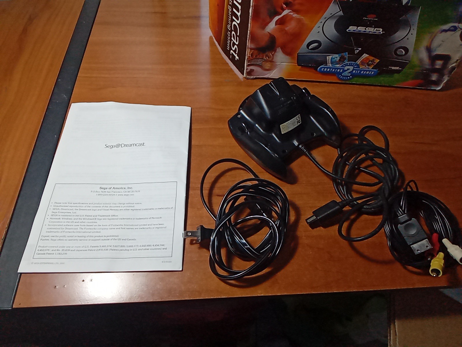 Sega Dreamcast Sports Edition Black Console Bundle NTSC USA Box + Manual TESTED