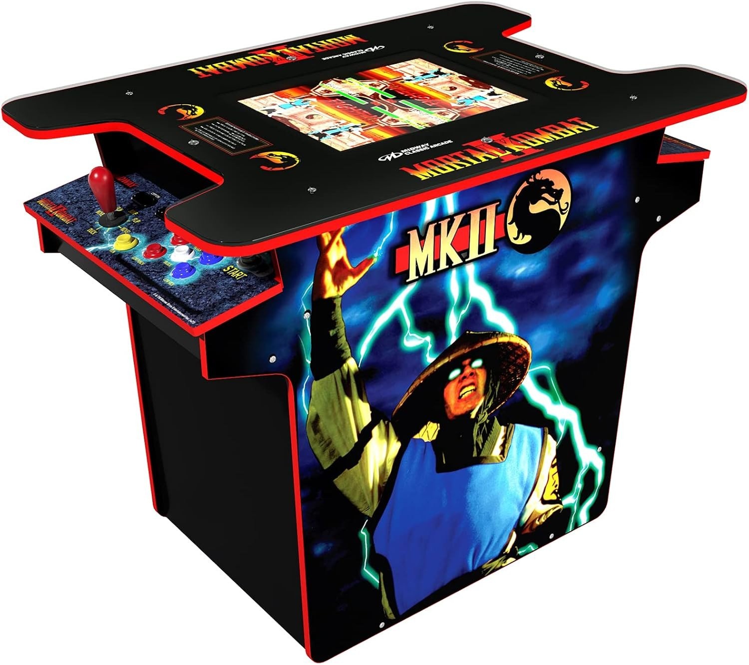 Brand New Arcade1Up Mortal Kombat Head-to-Head Arcade Table 17″ LCD 2 Player