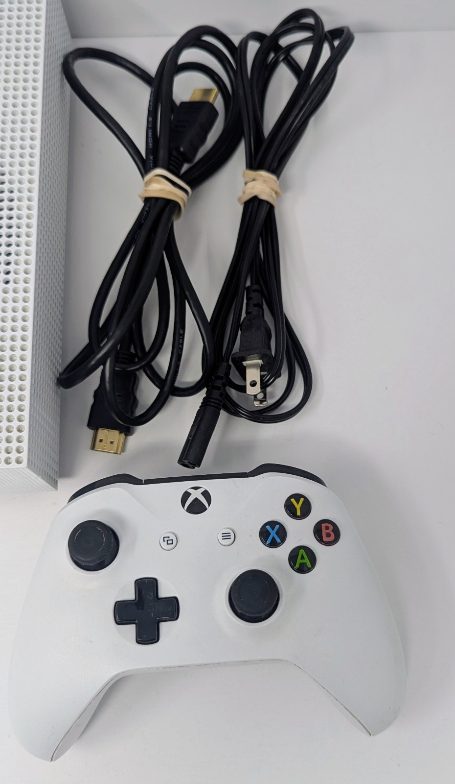 Microsoft Xbox One S 1 TB White Console Bundle – Tested & Working!