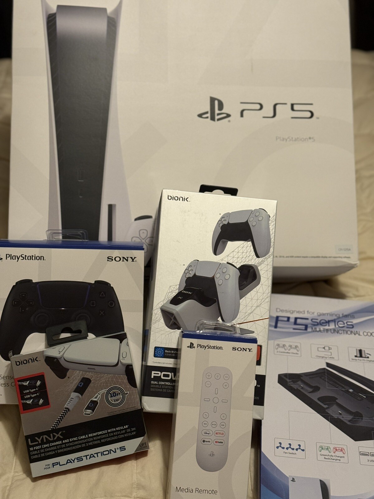 Sony PS5 6 Piece Bundle New In Box